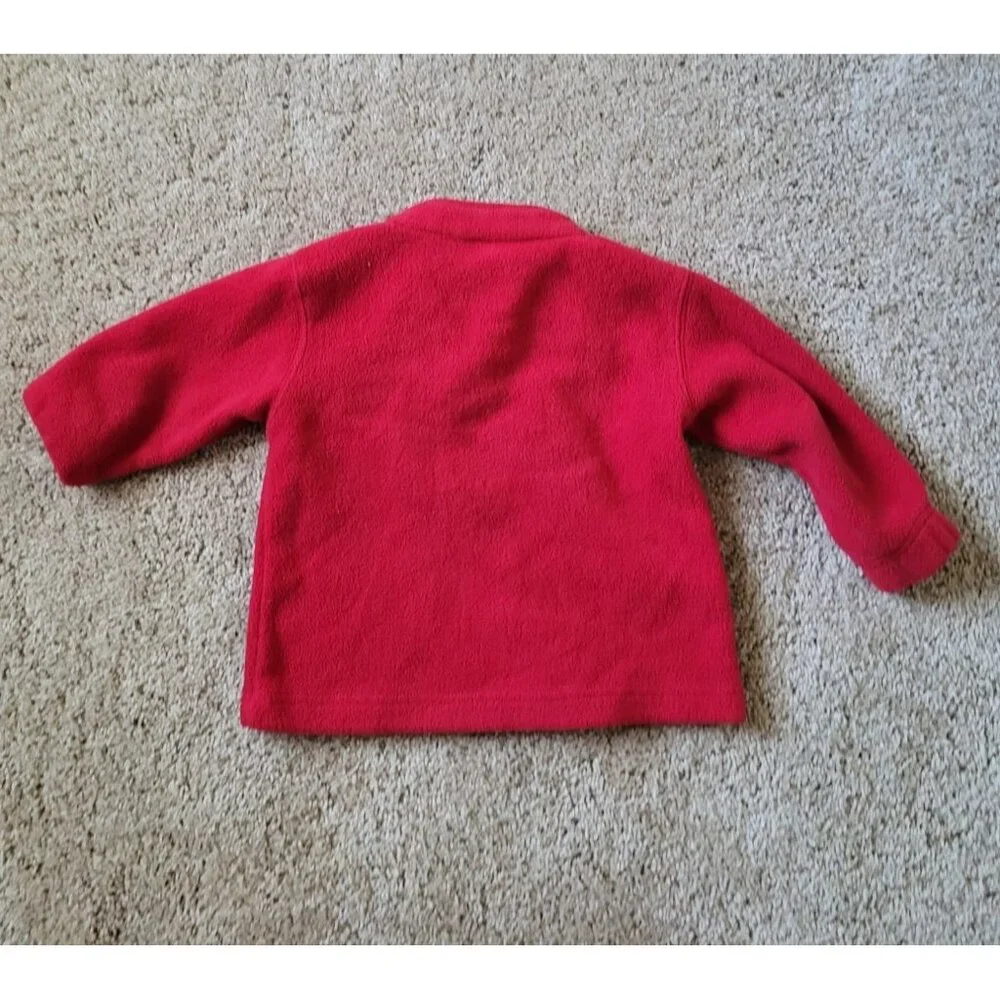VTG TKS Basics Baby Boy Size‎ 2T 100% Polyester Thermal Zip Up Collared Sweater
